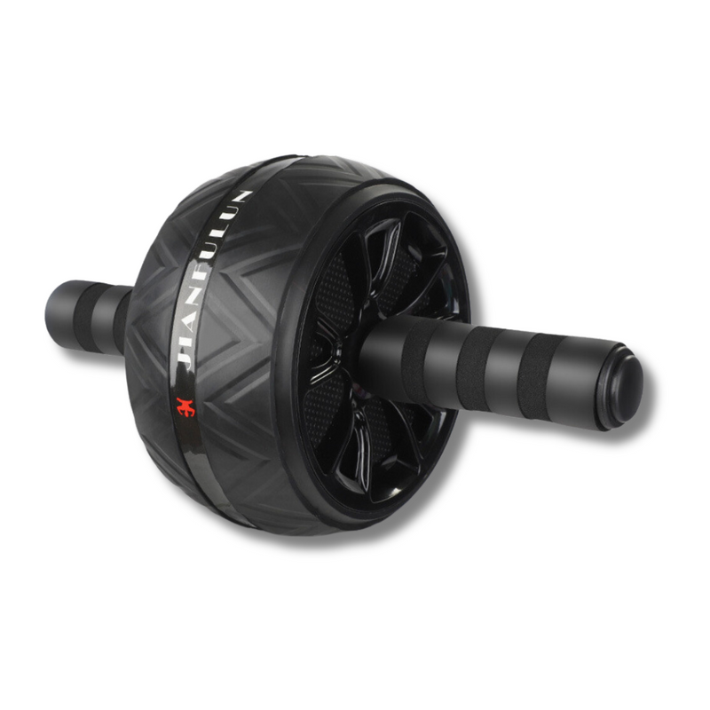Ab Roller with Wide Wheels - CoreX-Black-State of Style