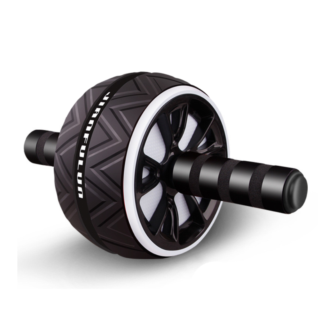 Ab Roller with Wide Wheels - CoreX-Black/White-State of Style