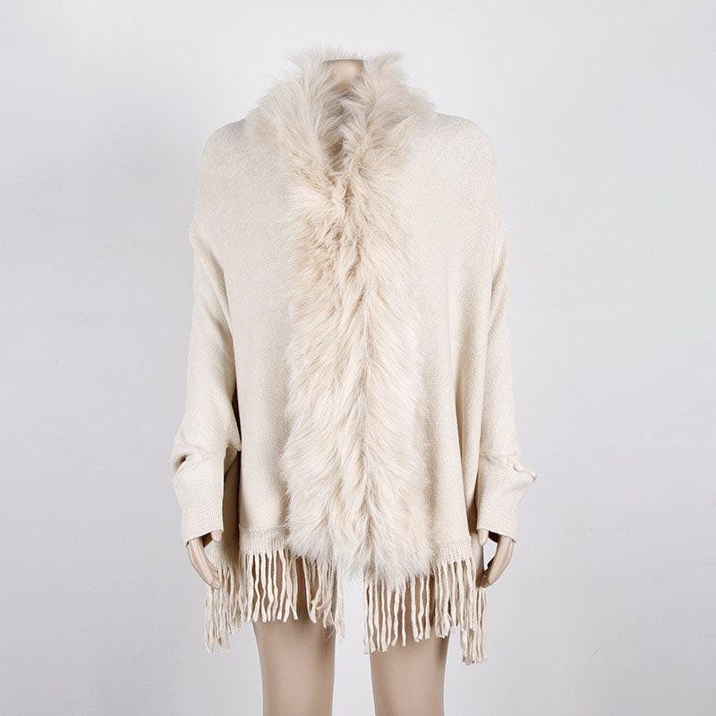 AbbysScarf – Women's Faux Fur Winter Scarf-Apricot-One Size Scarf-State of Style