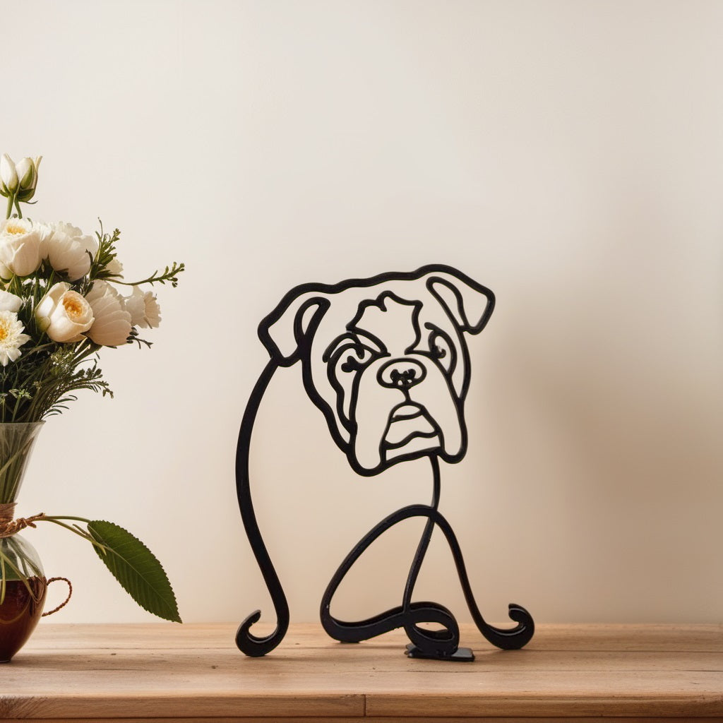 Abstract Dog Sculptures - CanineArt-English Bulldog-State of Style