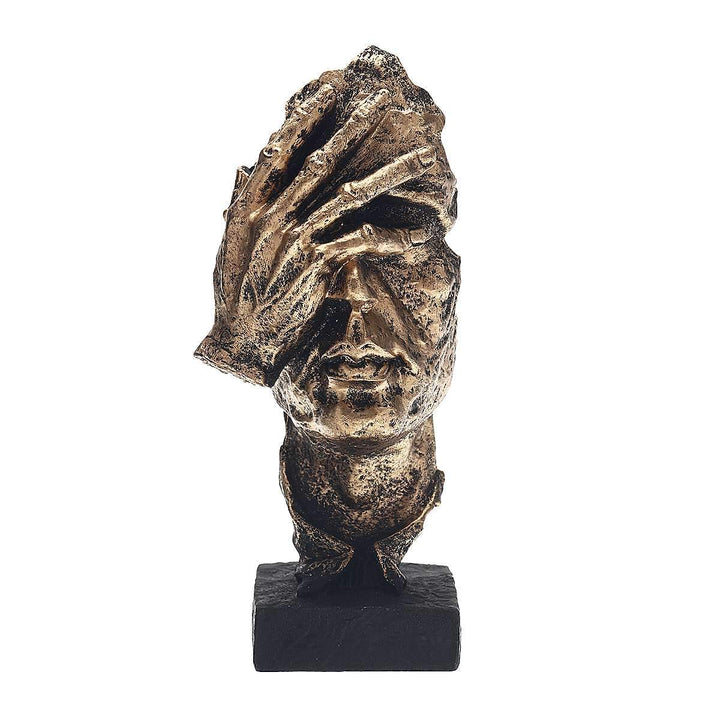 Abstract Golden Sculpture – Soren-Silent-State of Style