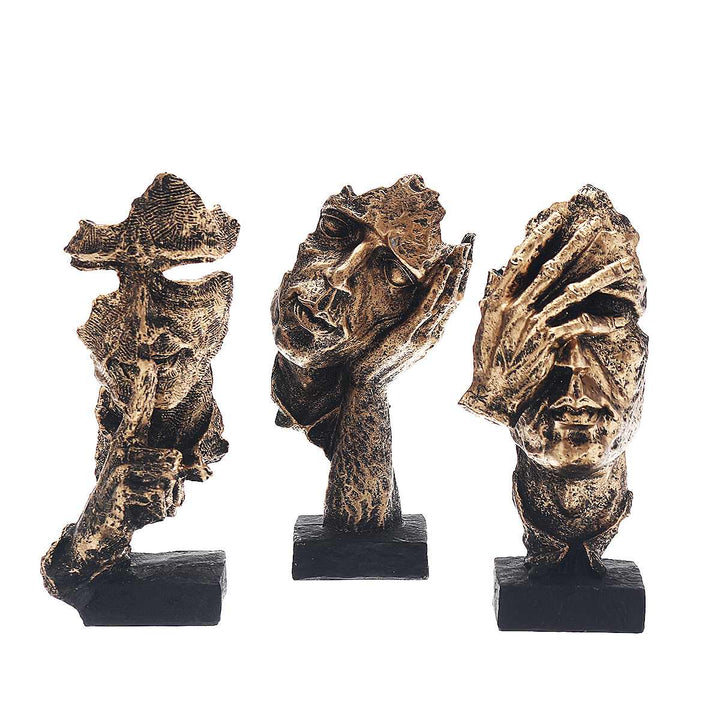Abstract Golden Sculpture – Soren-Silent-State of Style