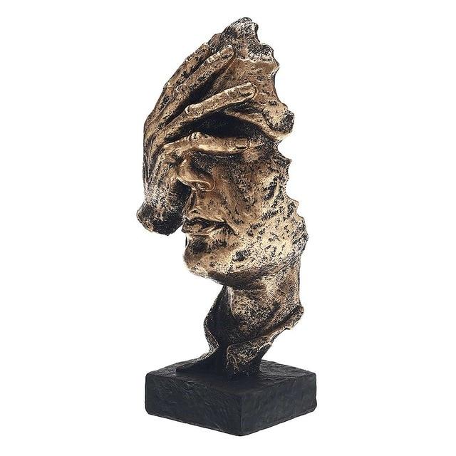 Abstract Golden Sculpture – Soren-Thinker-State of Style