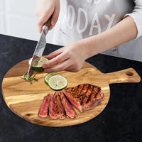 Acacia Wooden Pizza Peel & Serving Board - WoodStyle-State of Style