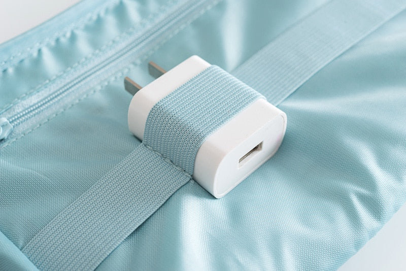 Compact Waterproof Electronics and Cable Travel Organiser