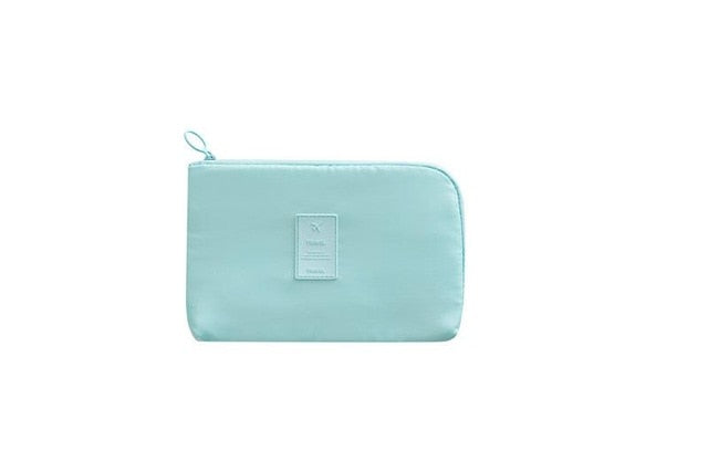Compact Waterproof Electronics and Cable Travel Organiser