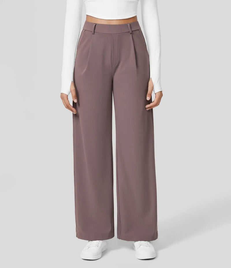 Ace - Comfortable Casual Pants-Grey-S-36-State of Style