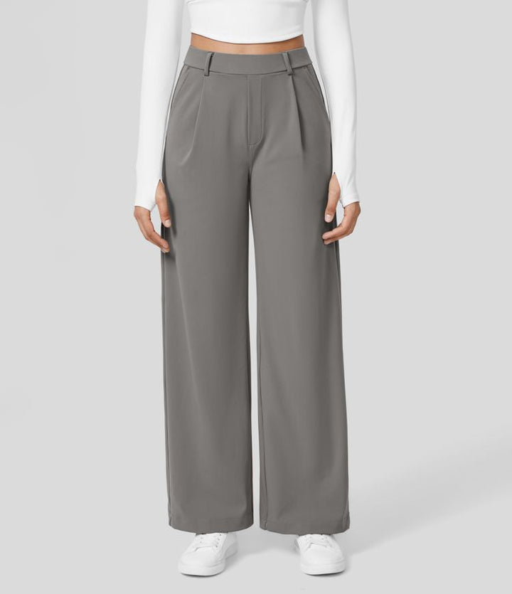Ace - Comfortable Casual Pants-Grey-S-36-State of Style