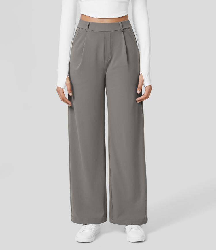 Ace - Comfortable Casual Pants-Grey-S-36-State of Style