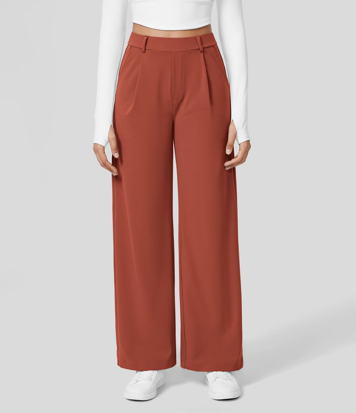 Ace - Comfortable Casual Pants-Red-S-36-State of Style
