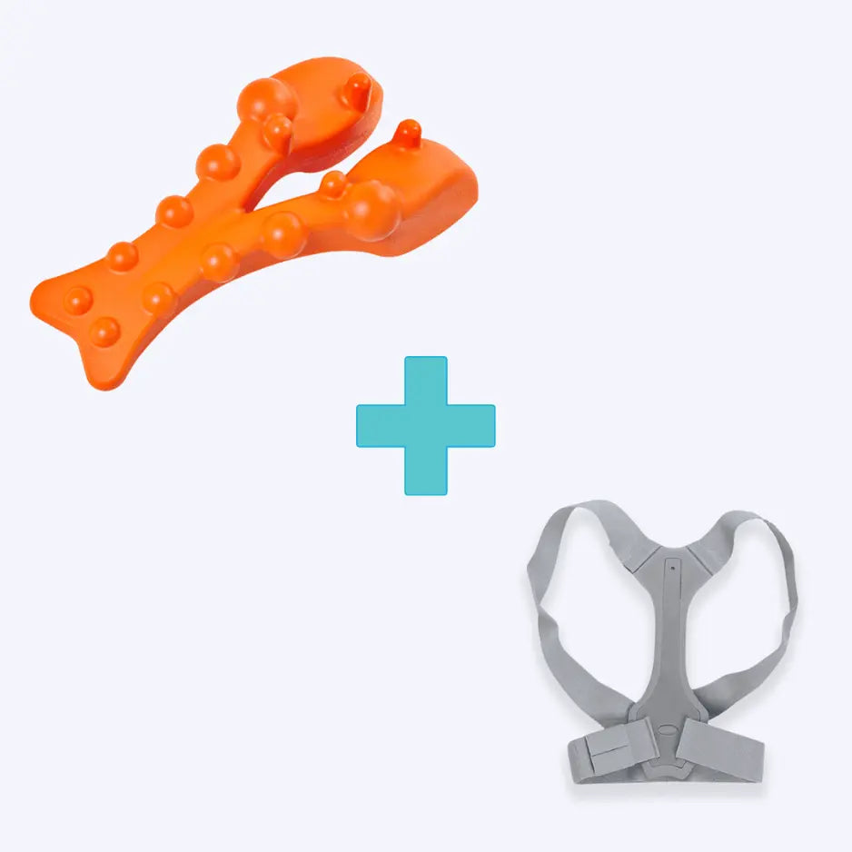 Acupressure Tool for Neck and Shoulder Pain – TrapiRelief-AcuPress MD + BackStar-State of Style