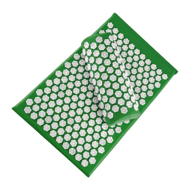 Acupressure Yoga Mat & Cushion Set - RelaxMat-Green-State of Style