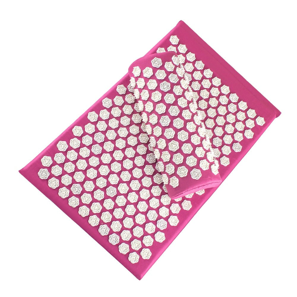 Acupressure Yoga Mat & Cushion Set - RelaxMat-Purple-State of Style