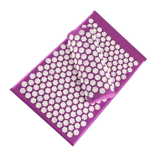 Acupressure Yoga Mat & Pillow Set – RelaxMat-Purple-State of Style