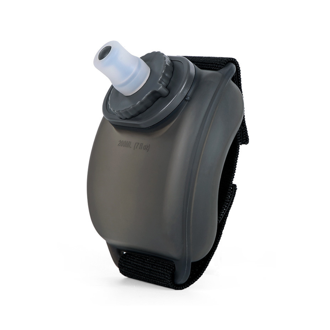 Adjustable Compact Wrist Water Bottle - FlowBand-Black-State of Style