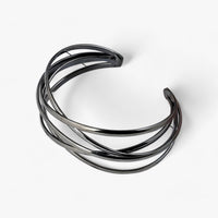 Adjustable Cuff Bracelet - Liora-Black-State of Style