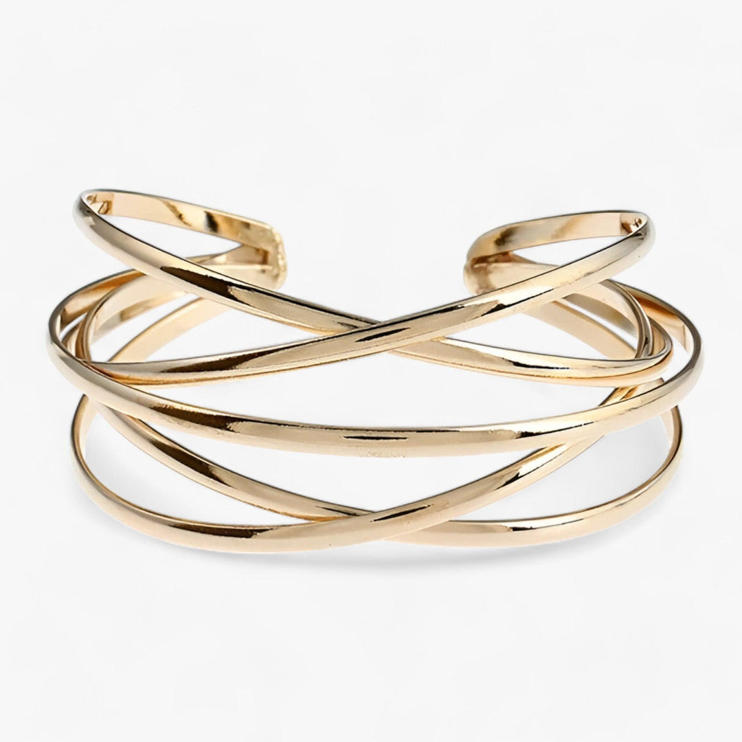 Adjustable Cuff Bracelet - Liora-Gold-State of Style