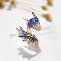 Adjustable Dragon Ring with Hand-Painted Enamel - Draconis-State of Style