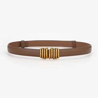 Adjustable Genuine Leather Belts for Women – Premium Waist Accessory-Camel-State of Style
