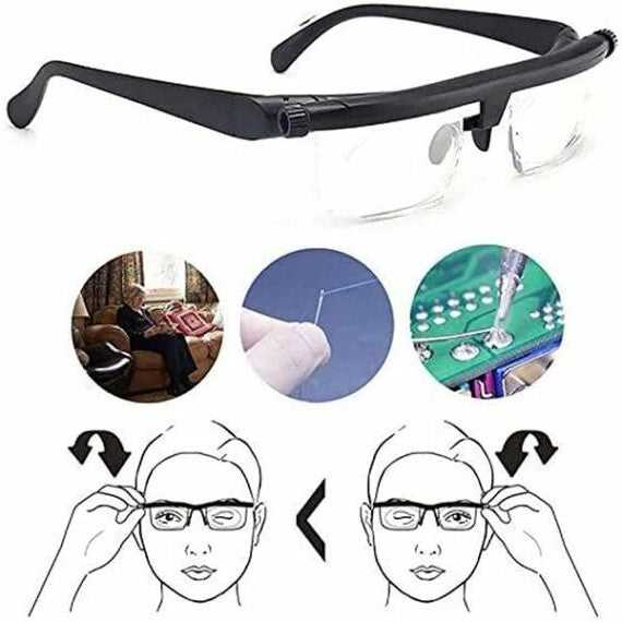 Adjustable Glasses for Close & Distant Vision - VisiFlex-State of Style