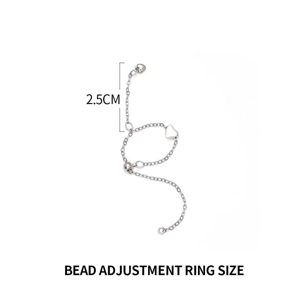 Adjustable Heart Ring with Tassels | Stylish Women's Jewellery-State of Style