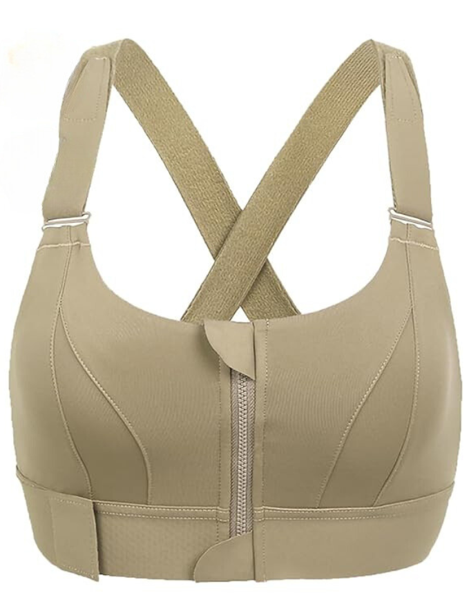 Adjustable High Support Sports Bra – Nova-Beige-S-State of Style