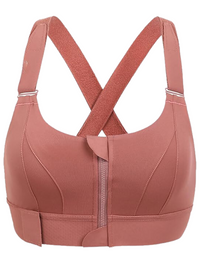 Adjustable High Support Sports Bra – Nova-Red-S-State of Style