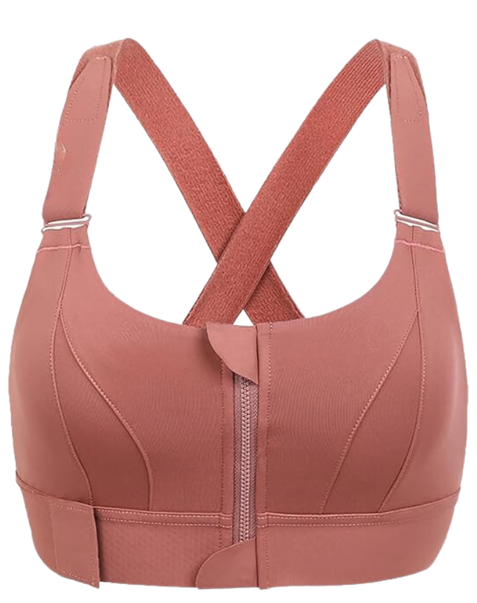 Adjustable High Support Sports Bra – Nova-Red-S-State of Style
