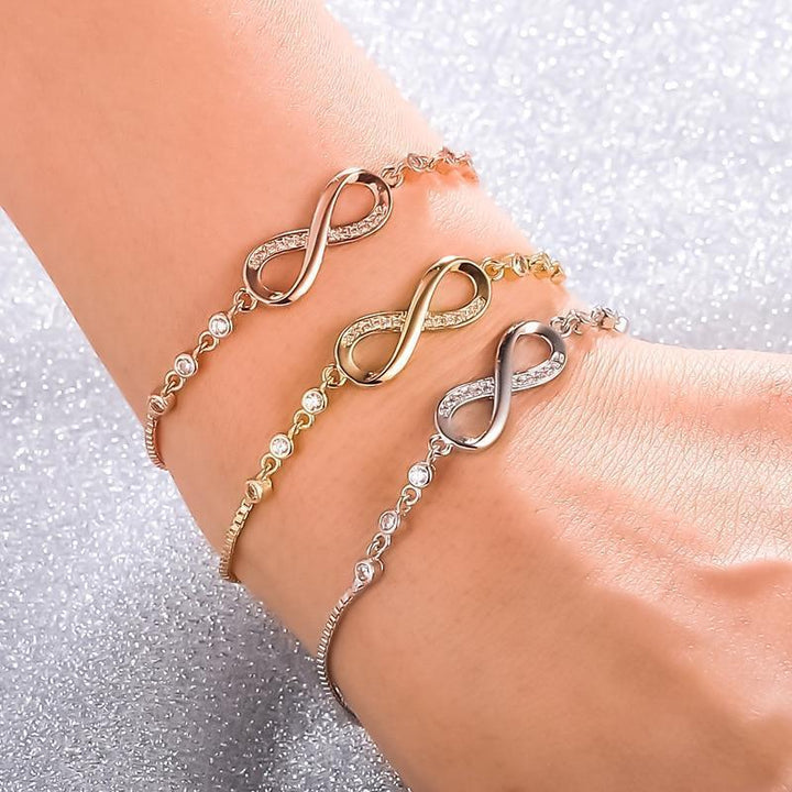 Adjustable Infinity Bracelet - Amaya-Gold-State of Style
