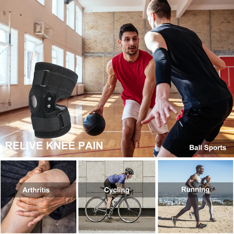 Adjustable Knee Brace with Hinge - FlexiSupport-M-1 piece-State of Style