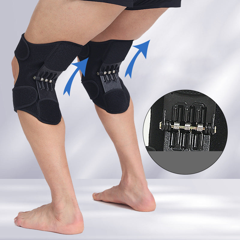 Adjustable Knee Brace with Hinges - FlexiKnee-Black-M (32.99–35.01 cm)-State of Style