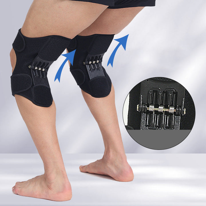 Adjustable Knee Brace with Hinges - FlexiKnee-Black-M (32.99–35.01 cm)-State of Style