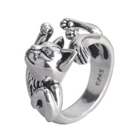 Adjustable Lucky Cat Ring | Women's Jewellery-State of Style