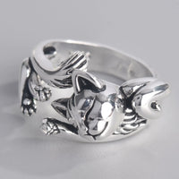 Adjustable Lucky Cat Ring | Women's Jewellery-State of Style