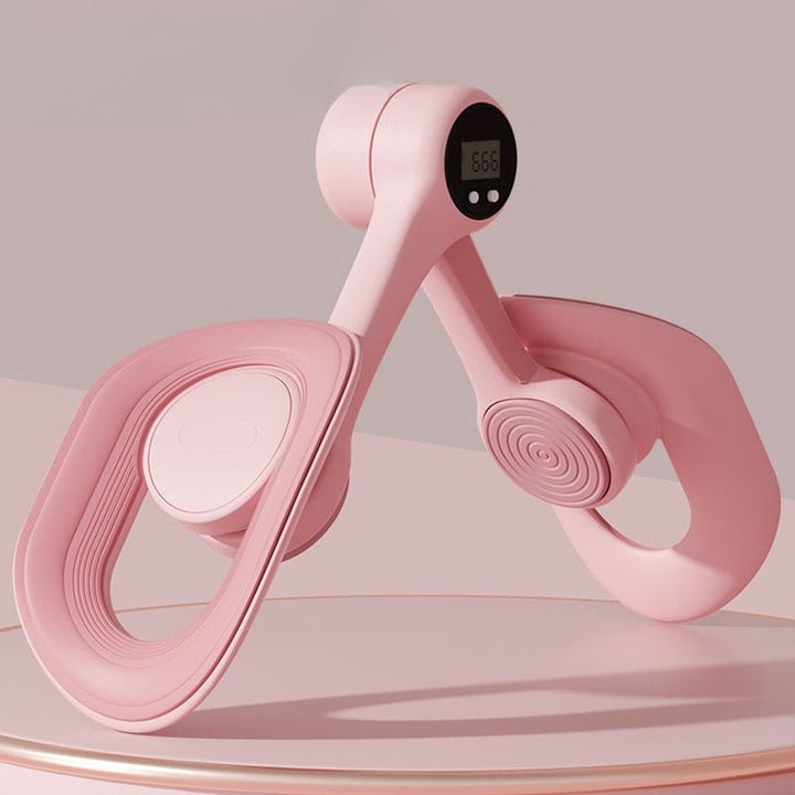 Adjustable Pelvic and Thigh Trainer - FlexFit Pro-With Counter-Pink-State of Style