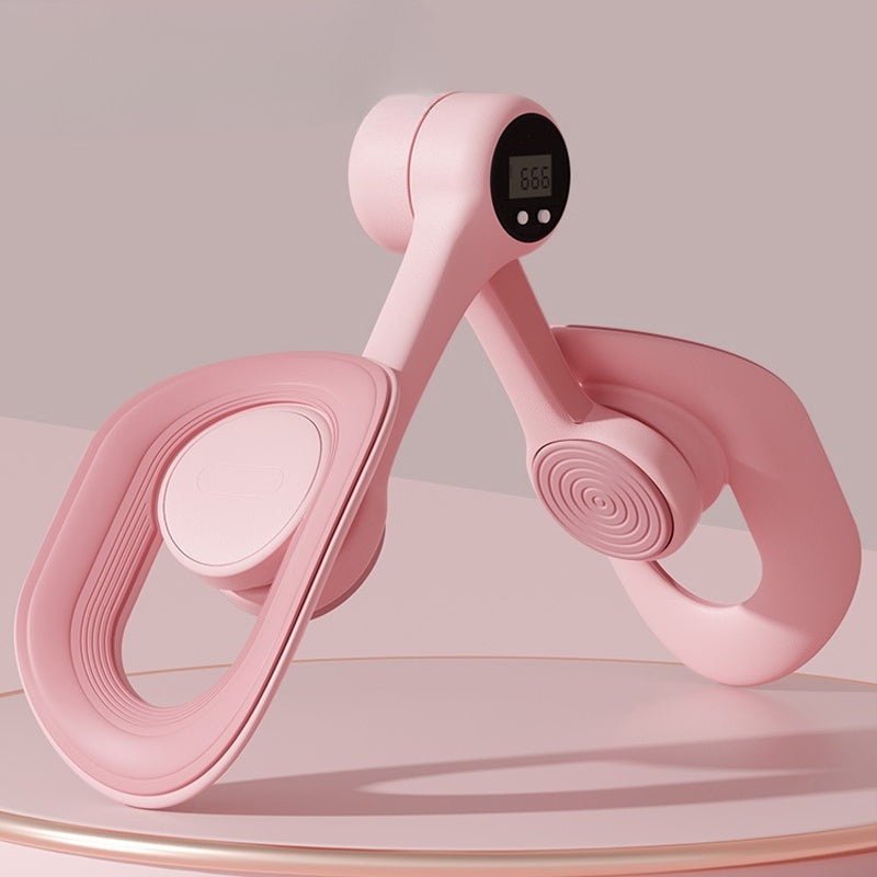 Adjustable Pelvic and Thigh Trainer - FlexFit Pro-With Counter-Pink-State of Style