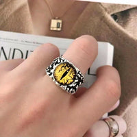 Adjustable Snake Ring with Demon Eye - Damon-Yellow-State of Style