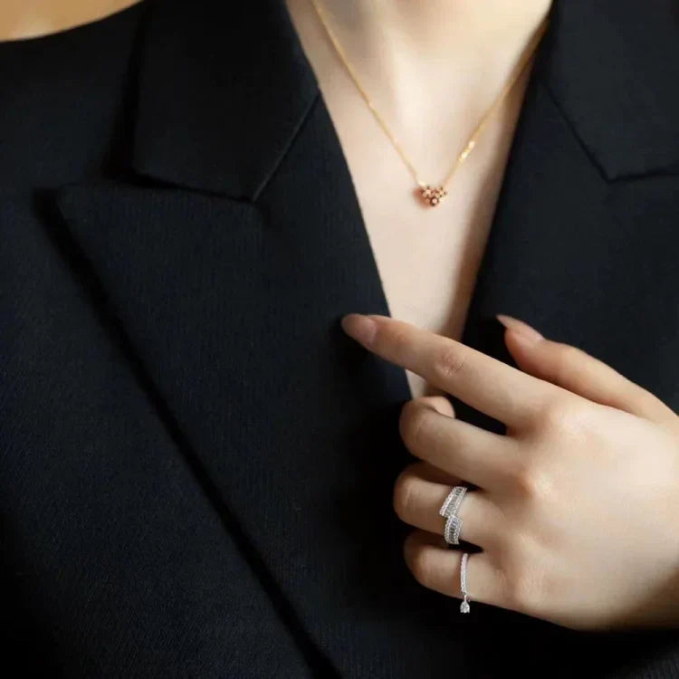 Adjustable Water Drop Ring - Isaline-Gold-State of Style