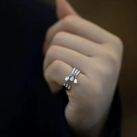 Adjustable Water Drop Ring - Isaline-Gold-State of Style