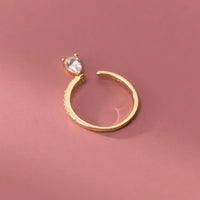 Adjustable Water Drop Ring - Isaline-Gold-State of Style