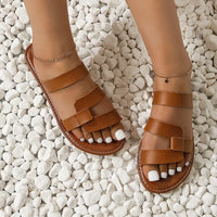 Adjustable Women's Sandals with Sturdy Sole – Mira-Black-3-State of Style
