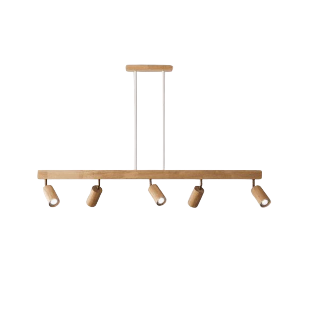 Adjustable Wooden Ceiling Spotlight - EcoLux-1-Warm White-White Oak-State of Style