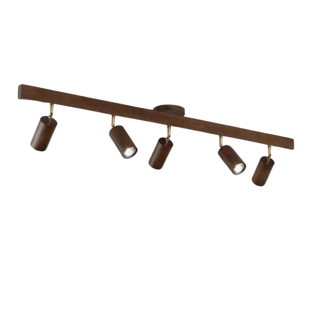 Adjustable Wooden Ceiling Spotlight - EcoLux-1-Warm White-White Oak-State of Style