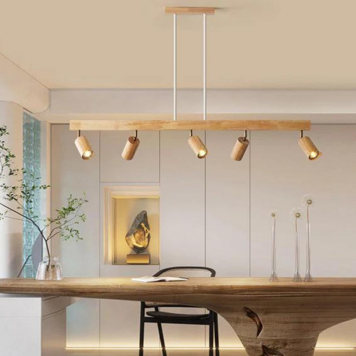 Adjustable Wooden Ceiling Spotlight - EcoLux-1-Warm White-White Oak-State of Style