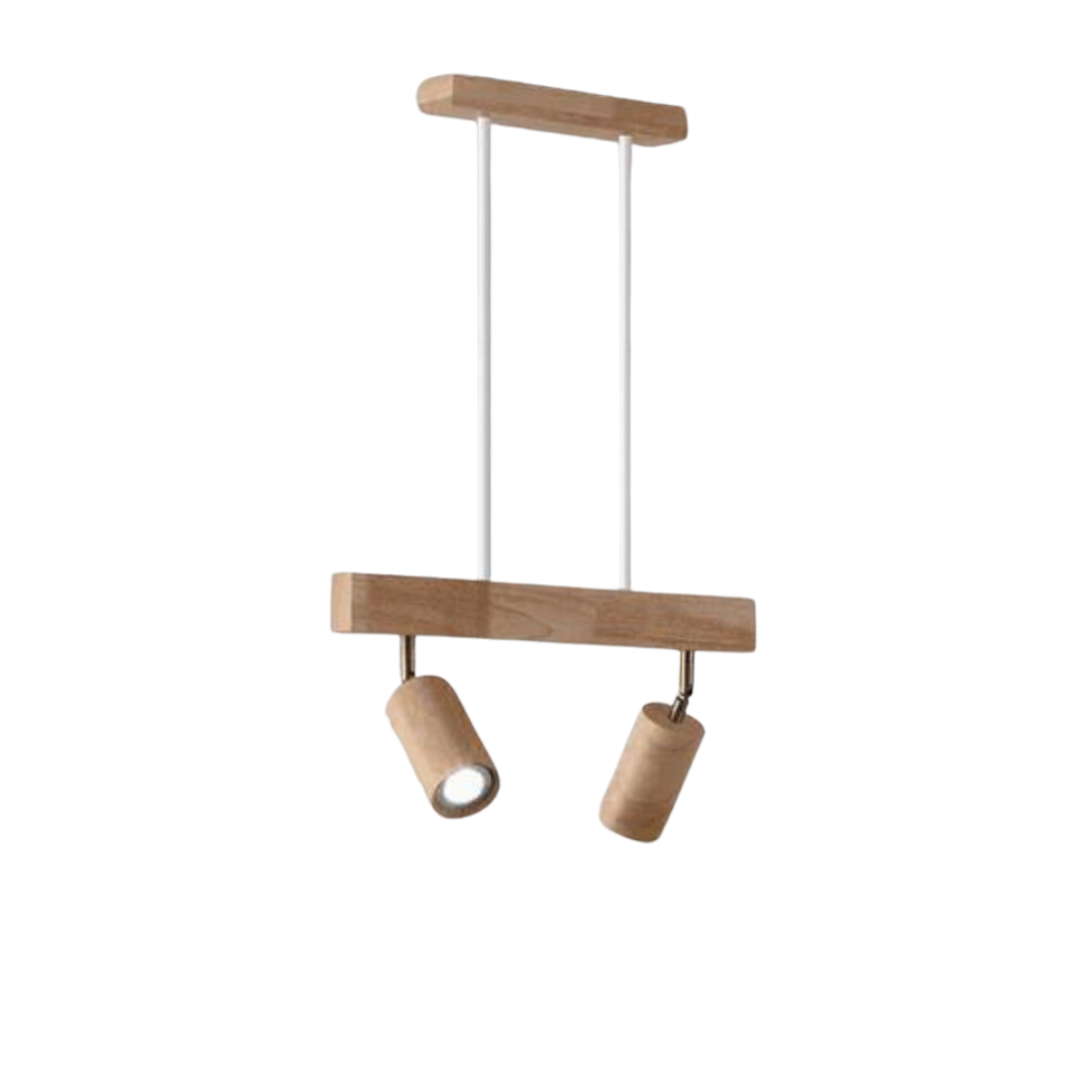 Adjustable Wooden Ceiling Spotlight - EcoLux-1-Warm White-White Oak-State of Style