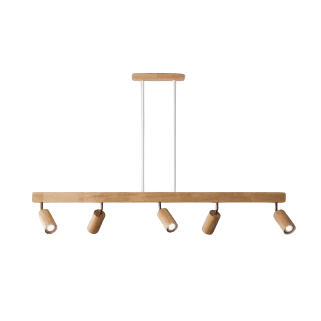 Adjustable Wooden Ceiling Spotlight - EcoLux-1-Warm White-White Oak-State of Style