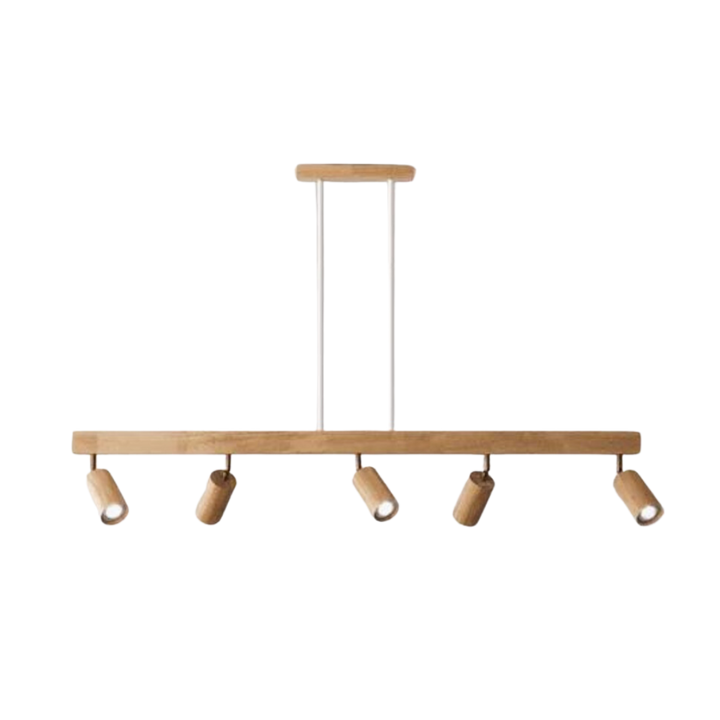 Adjustable Wooden Ceiling Spotlight - EcoLux-1-Warm White-White Oak-State of Style
