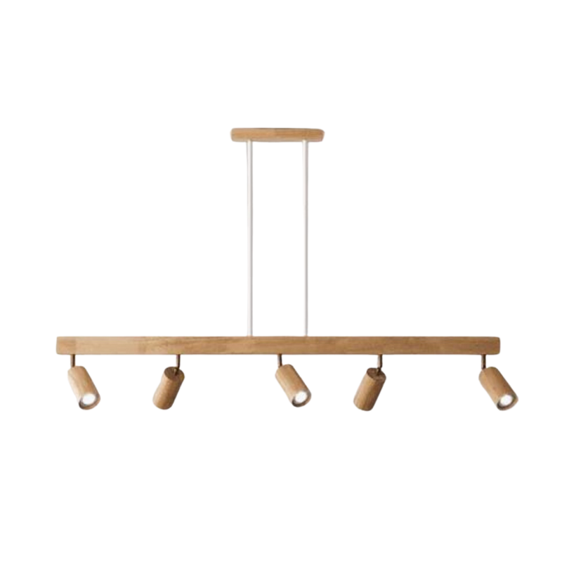 Adjustable Wooden Ceiling Spotlight - EcoLux-1-Warm White-White Oak-State of Style