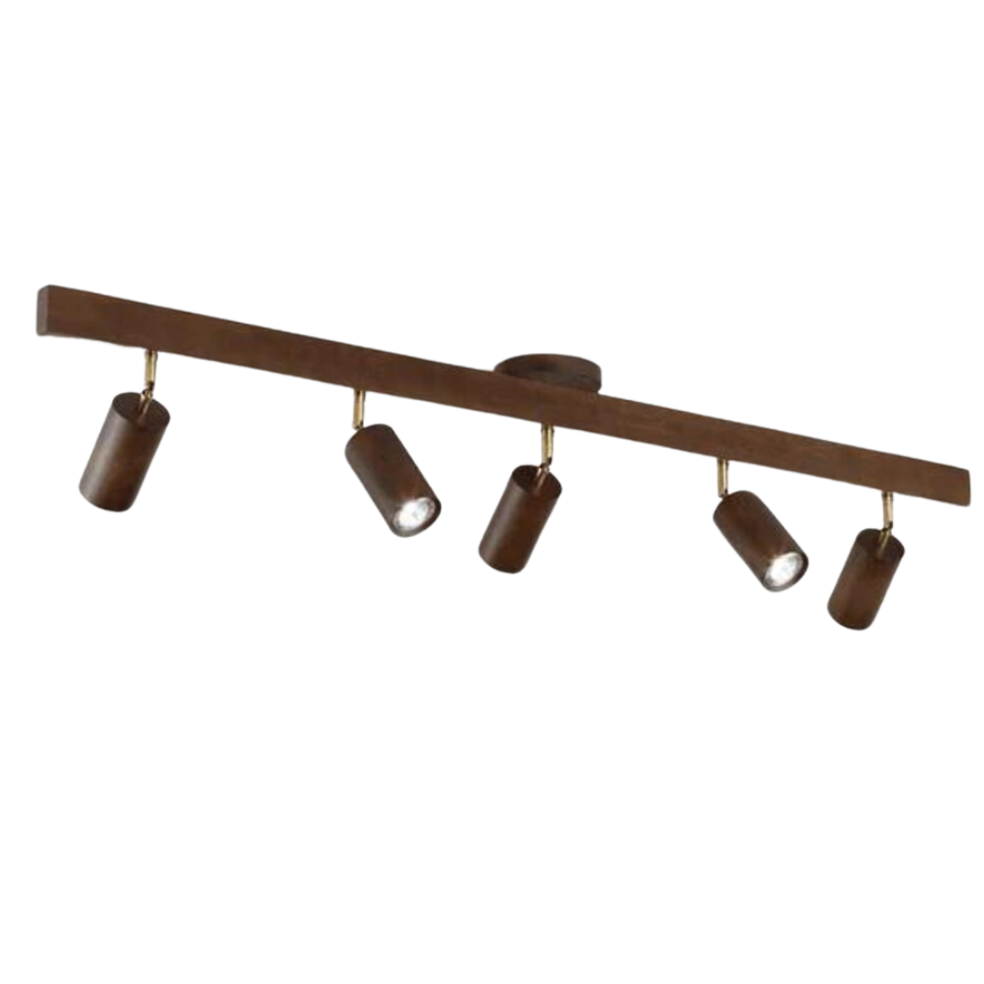 Adjustable Wooden Ceiling Spotlight - EcoLux-1-Warm White-White Oak-State of Style
