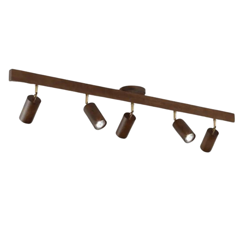 Adjustable Wooden Ceiling Spotlight - EcoLux-1-Warm White-White Oak-State of Style